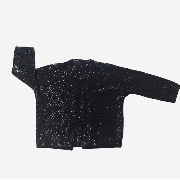 Vintage Riviera International Sequins Jacket Black Sequins Vintage Size 40 1960s - Picture 3 of 10